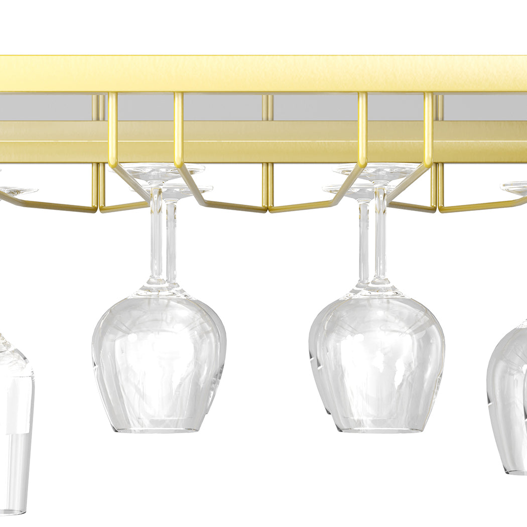 Levede Bar Cart Gold Drinks Serving Trolley 4 Tier