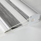 Marlow Blackout Zebra Roller Blind Curtains 180x210 Grey