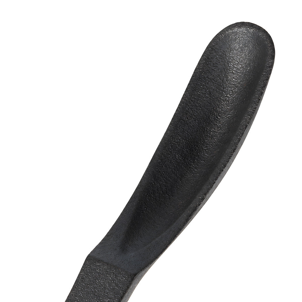 Toque Tortilla Press Cast Iron With Baking Paper Heavy Duty For Kitchen Black
