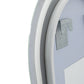 EMITTO LED Wall Mirror Oval Anti-fog 60x100cm