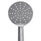 Shower Head High Pressure Set Rain Round Silver