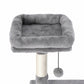 Pawz Cat Tree Cat Tower Multi-Level Cat Bed with Condo 125cm Plush Gray