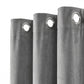 Marlow Blackout Curtains 2X Velvet Room Darkening Eyelet Curtains Decor Grey