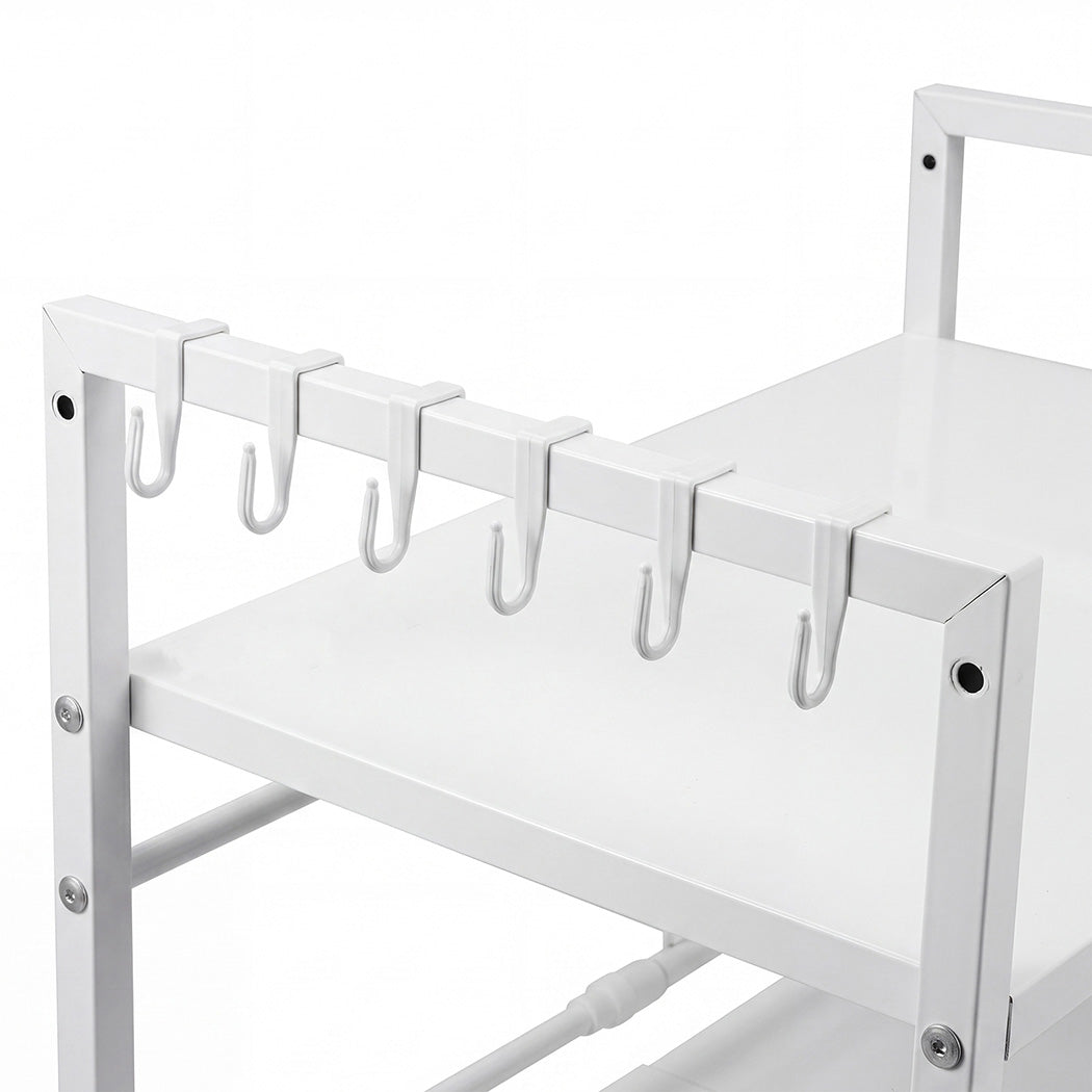 Toque Microwave Shelf 3 Tier Adjustable Oven Storage Rack Stand Holder Kitchen