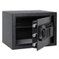 Levede Safe Box Fingerprint Lock Steel Home Safe 14L LED Light Alarm Black