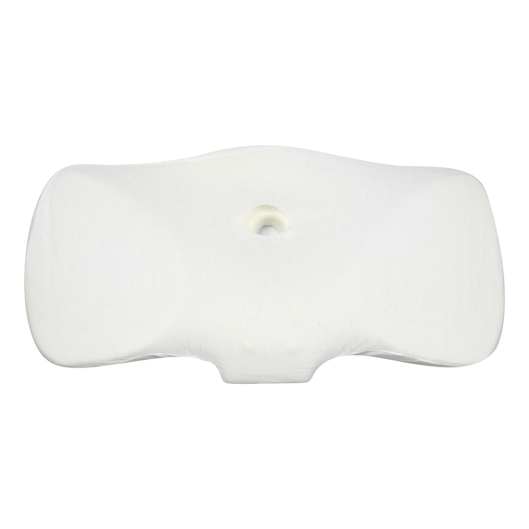 Dreamz Memory Foam Pillow Pillowcase Supprt Blue Rebound