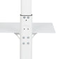 Levede TV Floor Stand 32-65 Inch Universal Swivel Height Adjustable Mount White