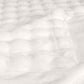 DreamZ Throw Blanket Fluffy Bubble Sofa Blanket Washable 130x150cm White