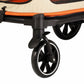 PaWz Dog Stroller Pet Pram Foldable Mesh Ventilated Seat Safety Leash Orange