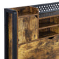 Levede Double Bed Frame Storage Headboard Industrial