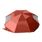 Mountview Beach Umbrella Outdoor Umbrellas Red 2.33M