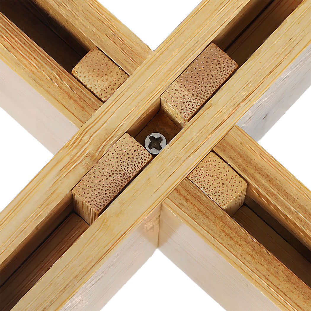 Levede Bamboo Adjustable Plant Stand Indoor Outdoor