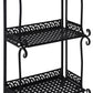 Levede Plant Stand 4 Tiers Outdoor Indoor Black