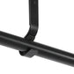Marlow Steel Curtain Rod Quiet Rail Black