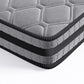 Metal Bed Frame Mattress Base Set Wood Queen