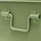 Toque Seed Storage Box Seed Organiser with 3 Compartments Metal Dark Green