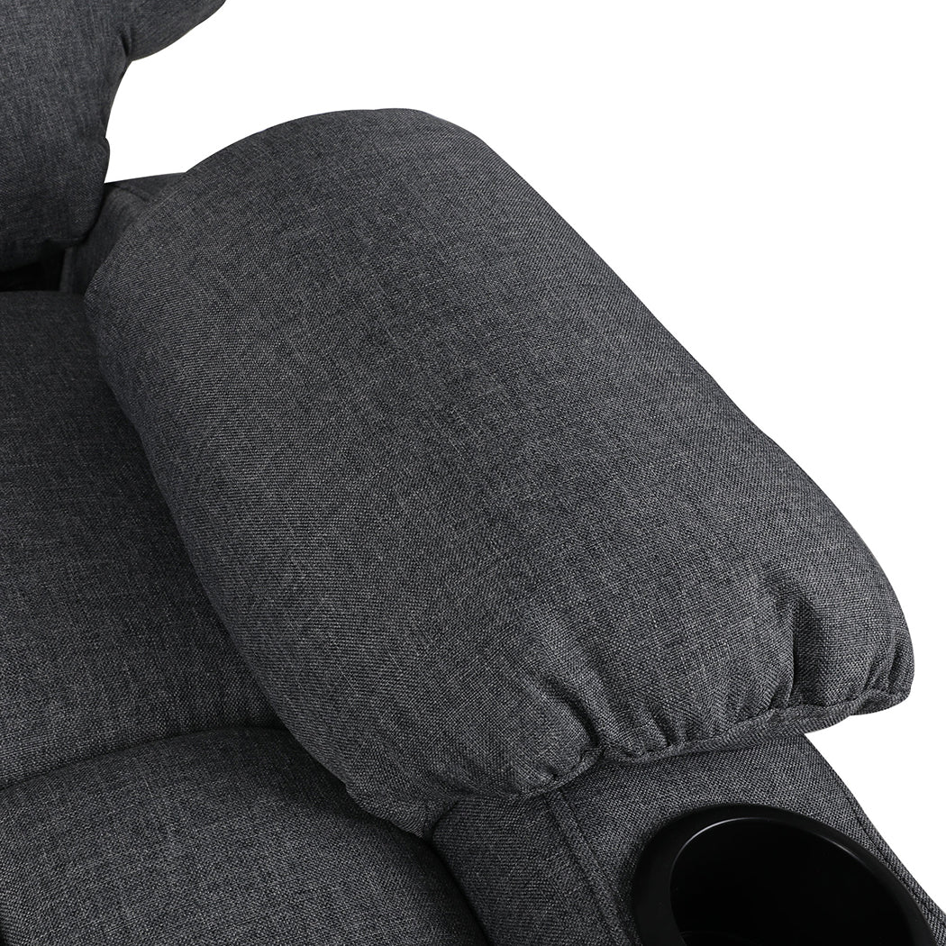 Levede Recliner Chair Electric Lift Grey