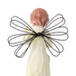 Levede Resin Angel Figurines Friendship Gift with Love for Home Decor White