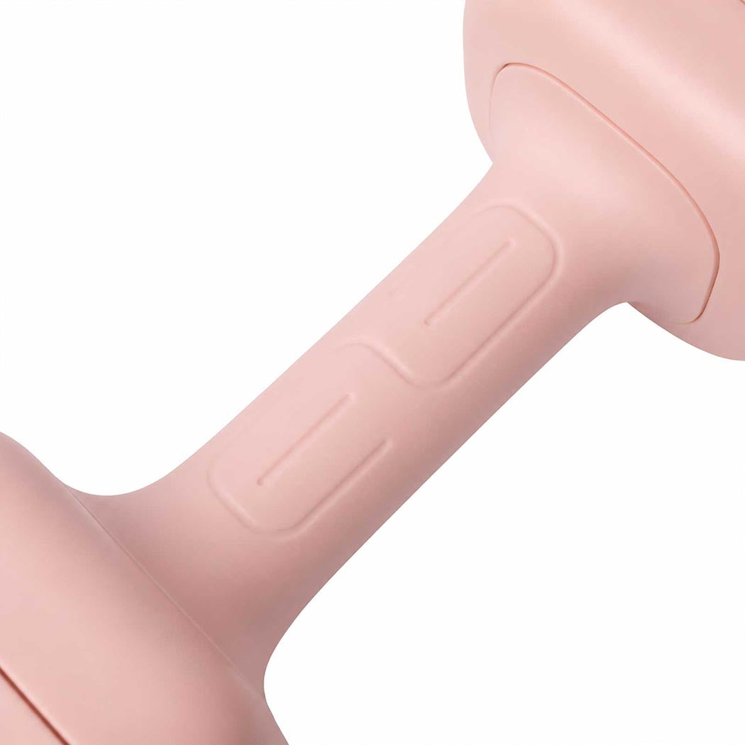 Centra Adjustable Dumbbells Set 2-5kg Quick Lock TPU Grip for Home Workout Pink