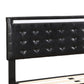 Levede Floating Bed Frame Double with Headboard LED Lights Mattress Base