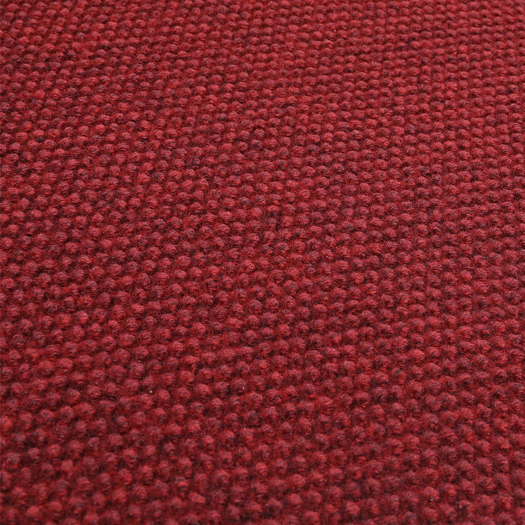 Marlow Extra Large Floor Rug Outdoor 90cm x 305cm Red