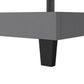 Levede Metal Wooden Bed Frame Double Panel Plush Upholstered Soft Headboard Grey
