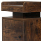 Levede Bedside Table USB Charger Outlet RGB Oak