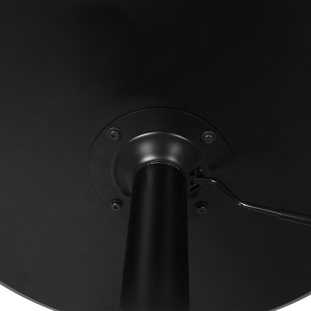 Levede Bar Table Swivel Gas Lift Counter Black