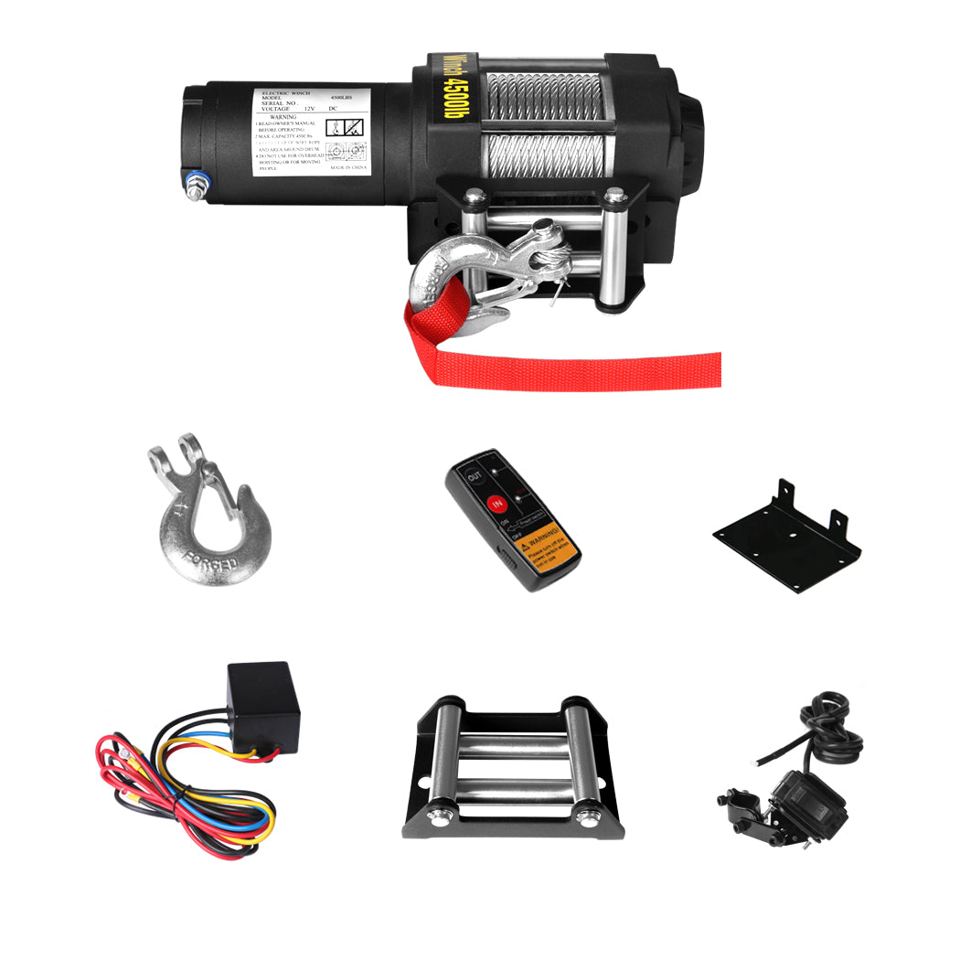 Electric Winch 4500LBS/2041KG 12V Wireless