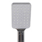 High Pressure Shower Head Set Rain Square Silver