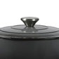 TOQUE 4L Enamel Dutch Oven Pot in Black Colour