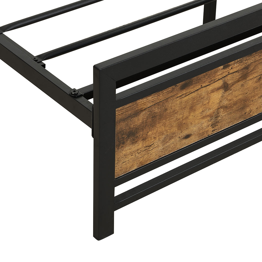Levede Metal Bed Frame Queen Mattress