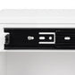 Levede Dressing Table Vanity Stool Set Sliding LED Mirror Makeup Storage Shelves White
