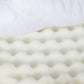 Pawz M Size Orthopedic Dog Bed with Sherpa Plush Removable Cover in White