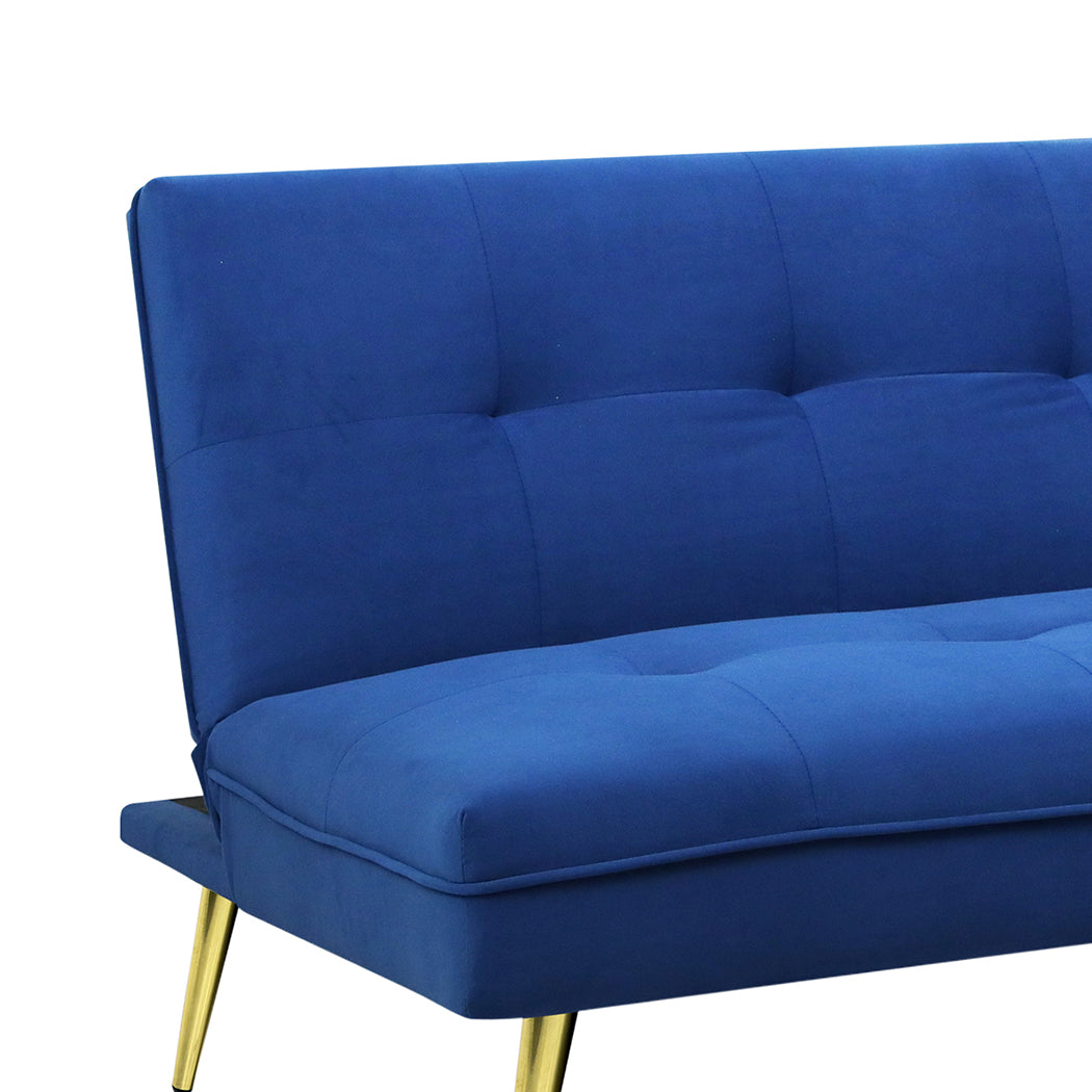 Levede Sofa Bed Convertible Velvet 3 Seater