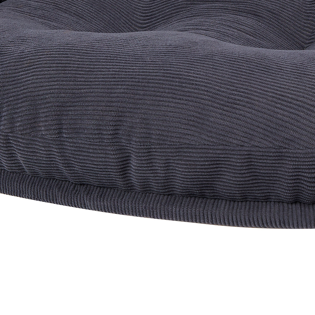 Pawz Elevated Pet Dog Cat Sofa Bed Couch L Size Grey
