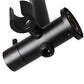 High Pressure Shower Head Set Rain Round Black