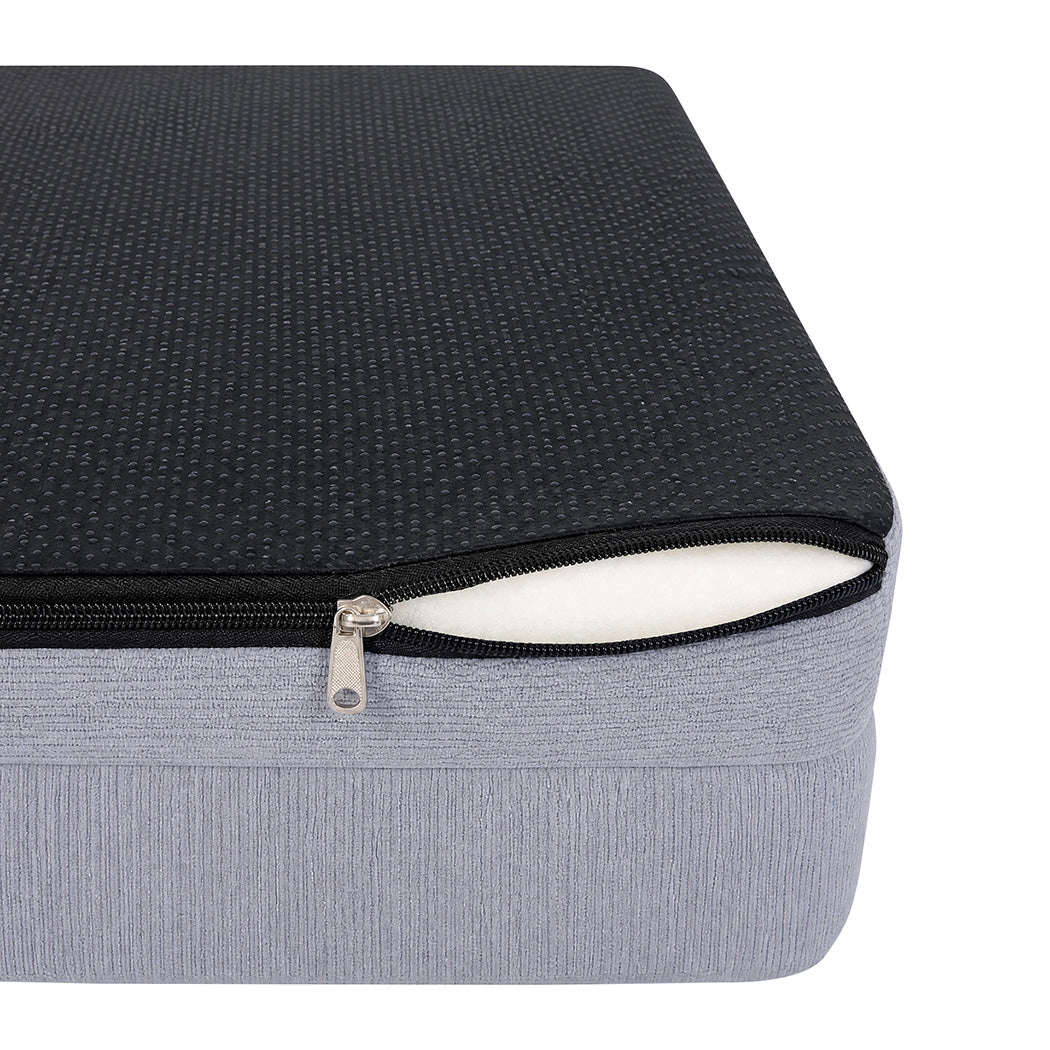 Pawz Cooling Orthopedic Dog Bed Waterproof Lining Washable Memory Foam Grey XL