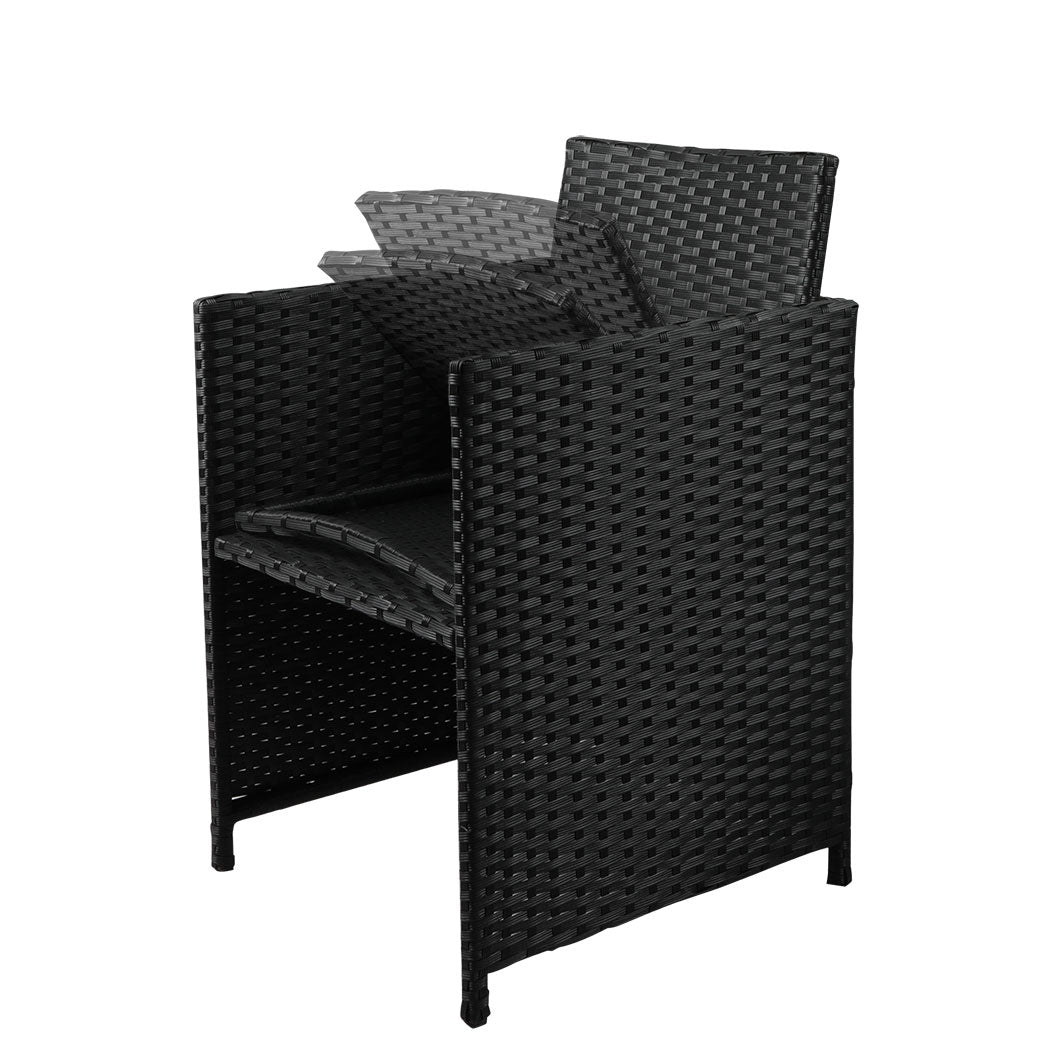 Levede 9PCS Outdoor Table Chair Set
