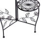 2X Wrought Iron Outdoor Indoor Flower Black 2 Pack