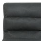 Levede Metal Framed Lounge Chair Linen in Dark Grey