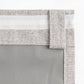 Marlow 100% Blackout Curtains Thermal Linen Look Blockout Drapes 2-Panel Bedroom