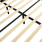 Levede Fabric Bed Frame Double Mattress Grey