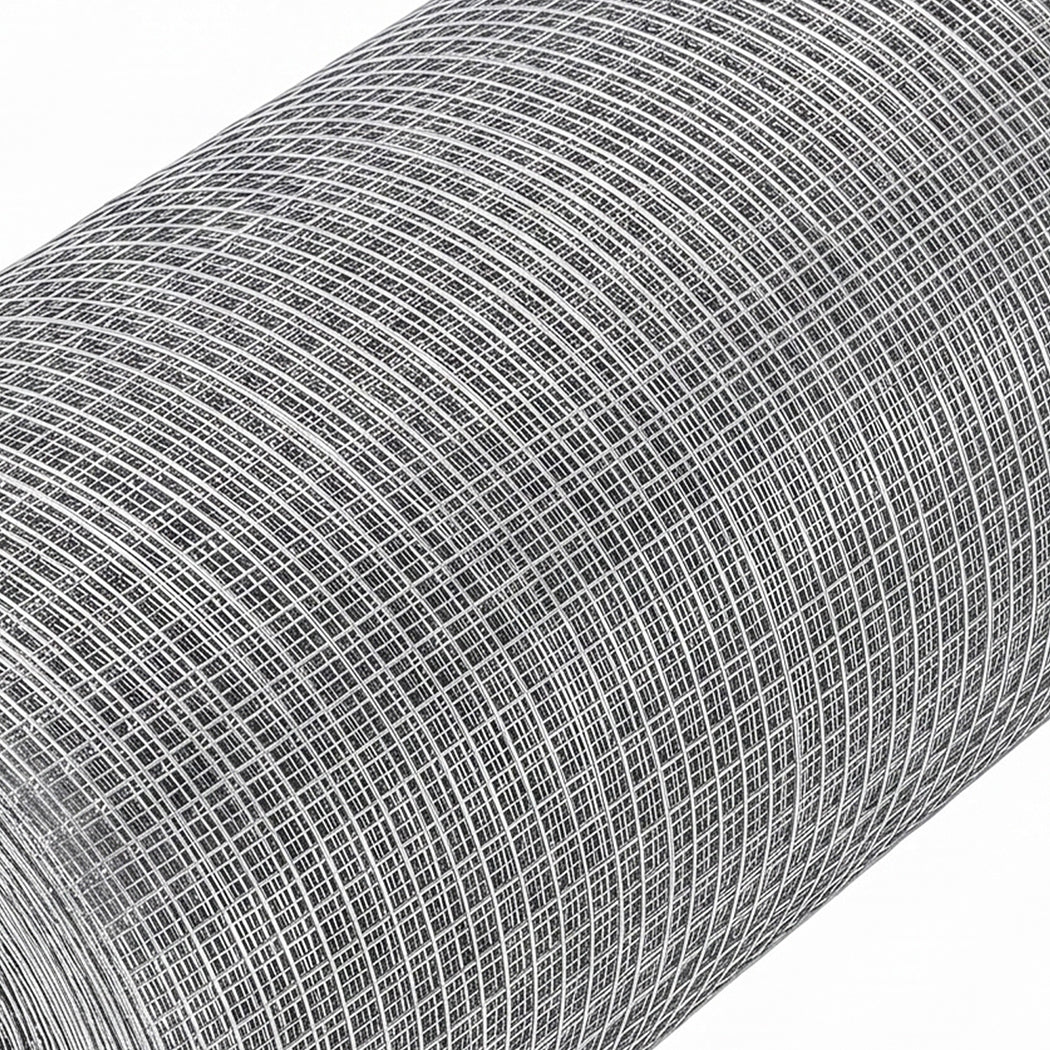 Lambu Rat Mesh Galvanized Steel 6mm 12mx20cm Roll Garden Pest Control Silver