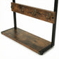 Levede Mug Holder Stand Industrial 2 Tier Countertop Mug Tree Organizer 8 Hooks