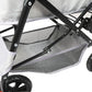 PaWz Pet Stroller Pram Dog Carrier Trailer Grey