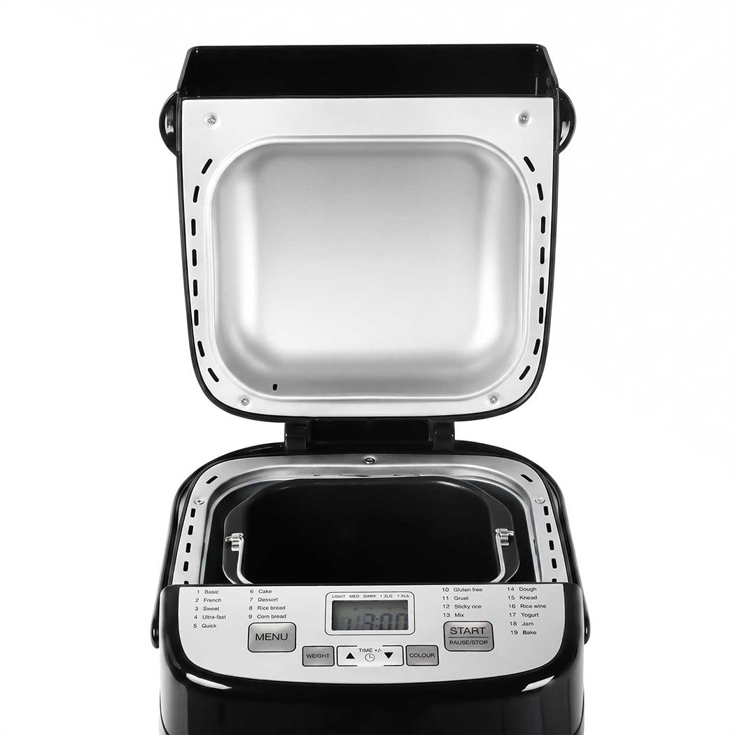 Spector Automatic Bread Machine 19-in-1 1.5Lb 15H Timer Compact Home Baking