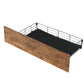Levede Queen Bed Frame RGB LED 4 Drawers USB