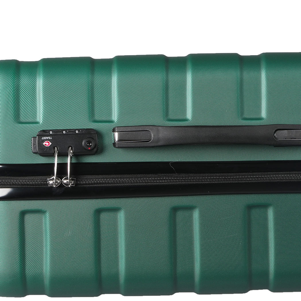 Slimbridge 3PC Luggage sets Suitcase Green