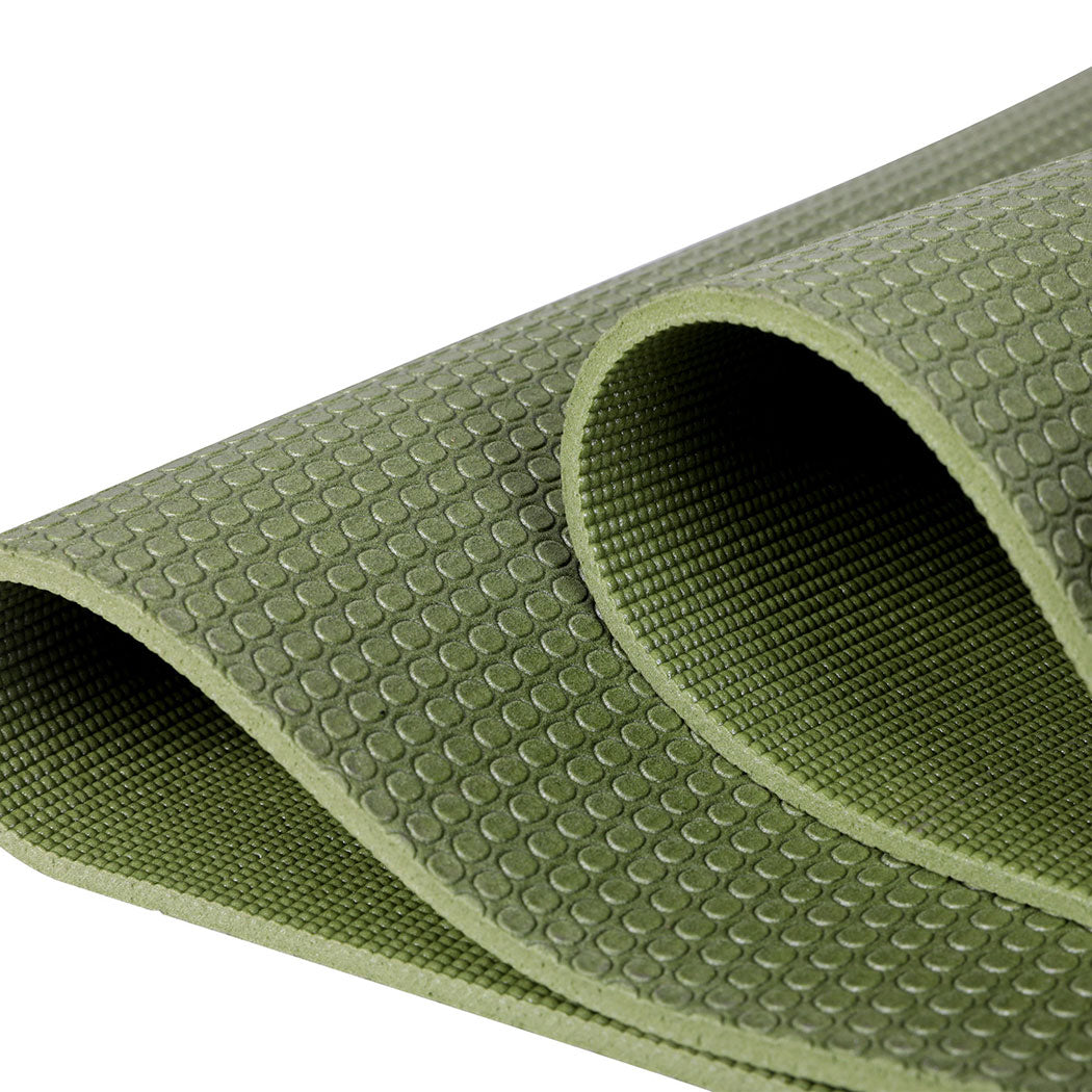 Centra Yoga Mat Non Slip 5mm Exercise Green